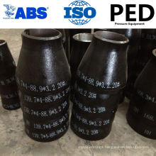 butt welded SCH40 carbon steel pipe fitting with PED certificate